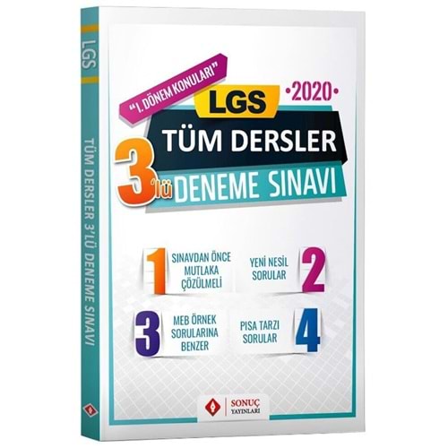 LGS Tüm Dersler 3 lü Deneme-2020-2021